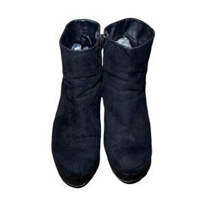 Black Platform Ankle Booties size 6.5